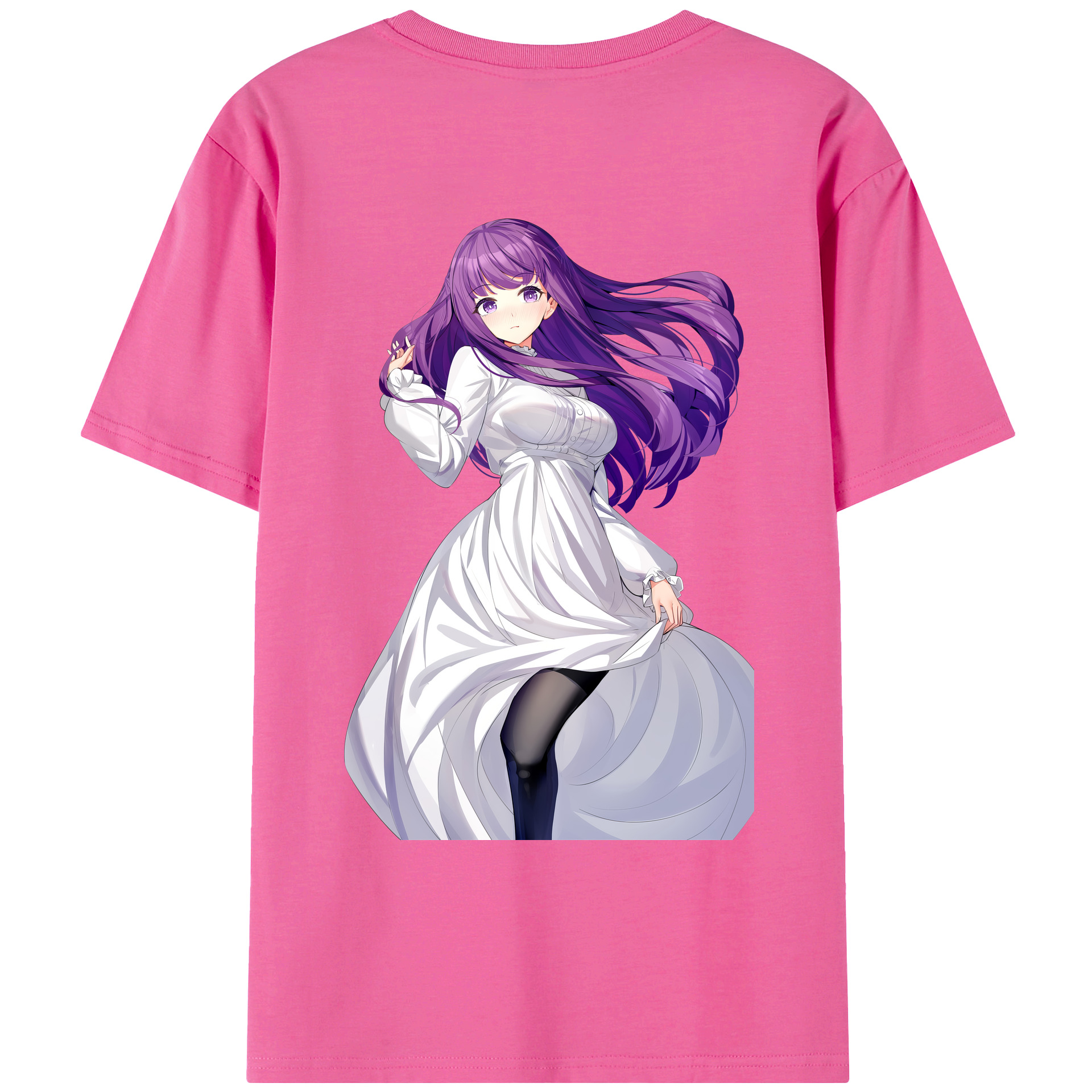 （画像用） 葬送のフリーレン Frieren レディース半袖Tシャツ(バックプリント)